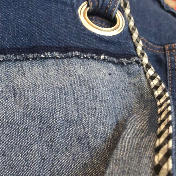 PRETTY LITTLE THING Denim Overall Dress w/ Pockets - Picture 8 of 9